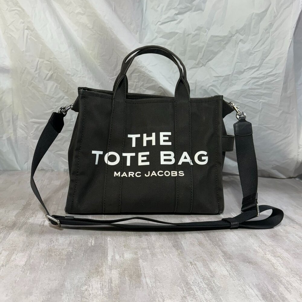 Marc Jacobs The Jacquard Medium  "The Tote Bag" w/ COA -  Black